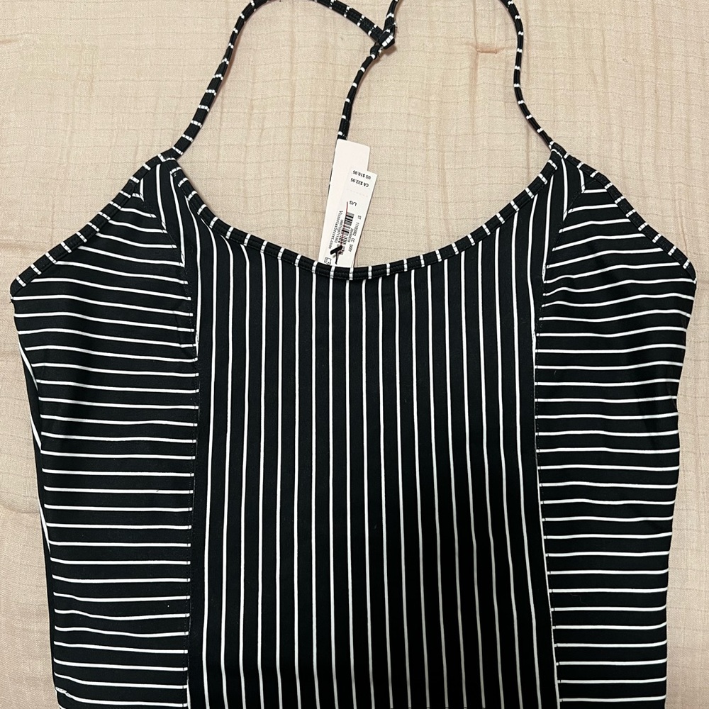 Victoria Secret Striped Crop-top